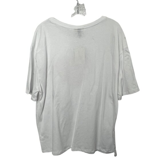 Universal Thread Graphic Tshirt Show More Love Womens Large White New - Picture 3 of 9